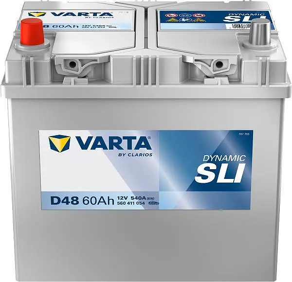 Акумулятор Varta Dynamic SLI 12В 60Аг 540А (EN) L+ (560411054)
