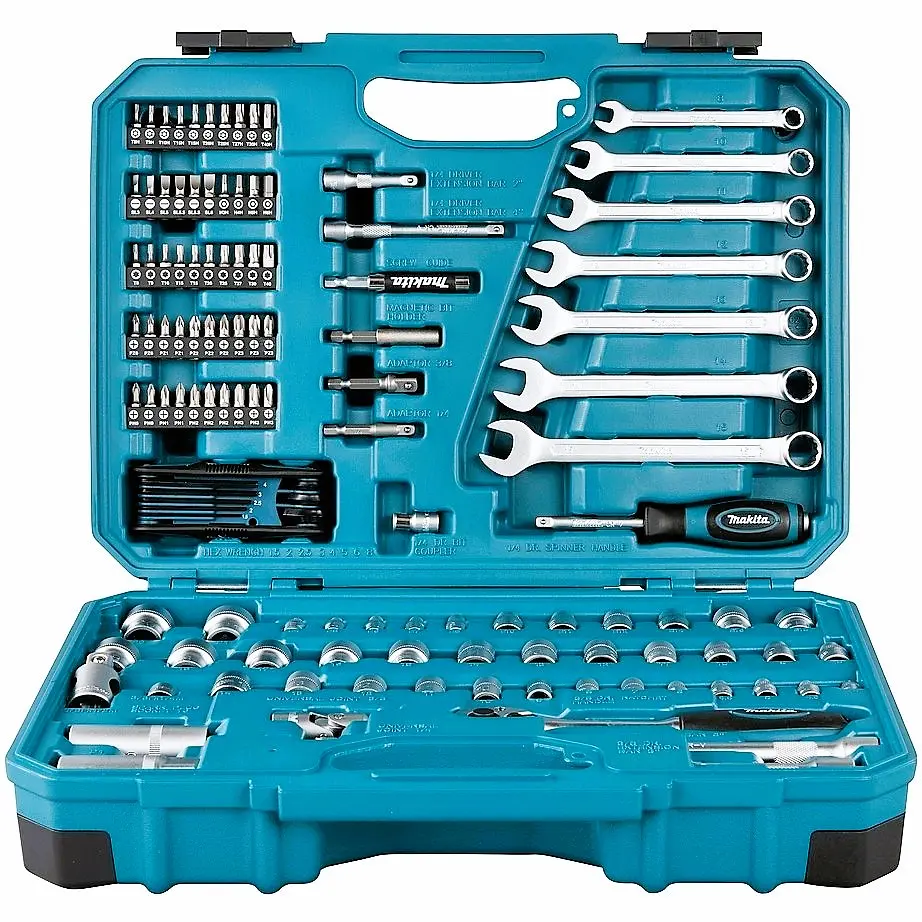 Набір інструментів (120 предметів) Makita E-06616