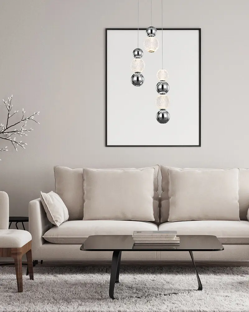 Подвесной светильник, люстра Italux PND-83728-21W-3K-CH Oter Led 4x21W 3000K 1300Lm IP20 - фото 2