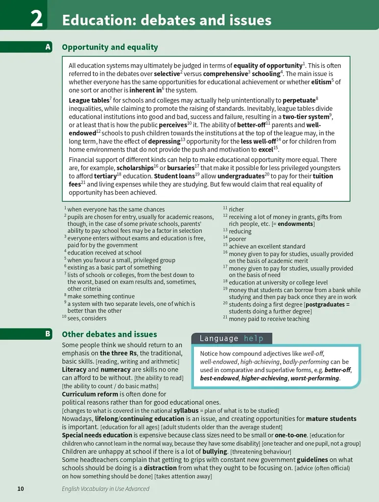 English Vocabulary in Use: Advanced Book with Answers. Vocabulary Reference and Practice (3rd Edition) - фото 6
