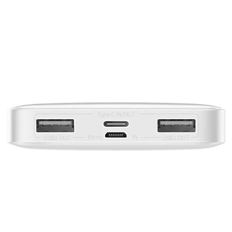 Внешний аккумулятор (Power Bank) Baseus Bipow Digital Display 10000 mAh 15W White (PPDML-I02) - фото 5