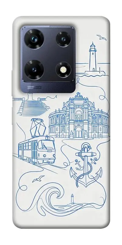 TPU чохол Demsky Southern pearl для Infinix Note 30 Pro