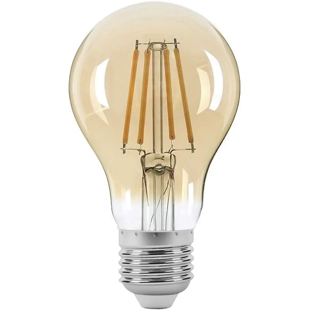 LED лампа Titanum Filament A60 7W E27 2200K бронза (TLFA6007272A) - фото 2