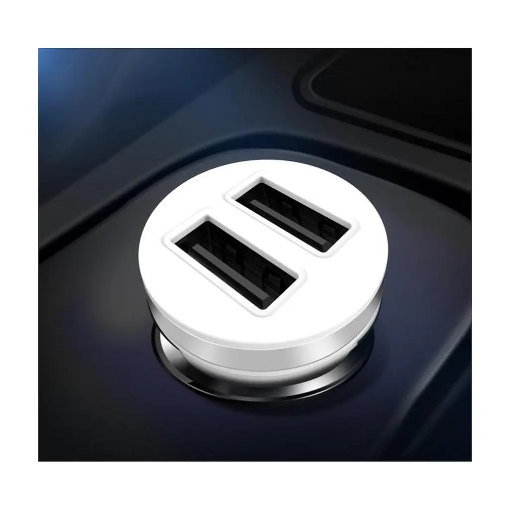 Зарядний пристрій XO CC18 2.1A/2 USB White (XO-CC18-WH) - фото 3