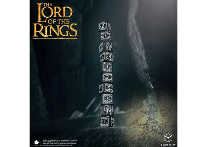 Набір кубиків The Lord of the Rings: Moria 10xD6 Dice Set (LOTR/190166/MOA/B) - фото 4