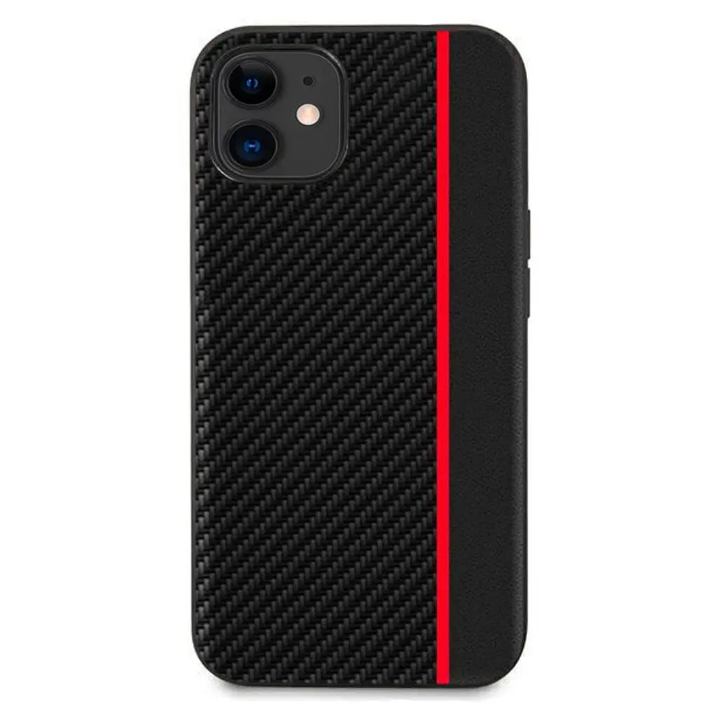 Чехол накладка Primolux CFC для Apple iPhone 12 / iPhone 12 Pro Black&Red - фото 3