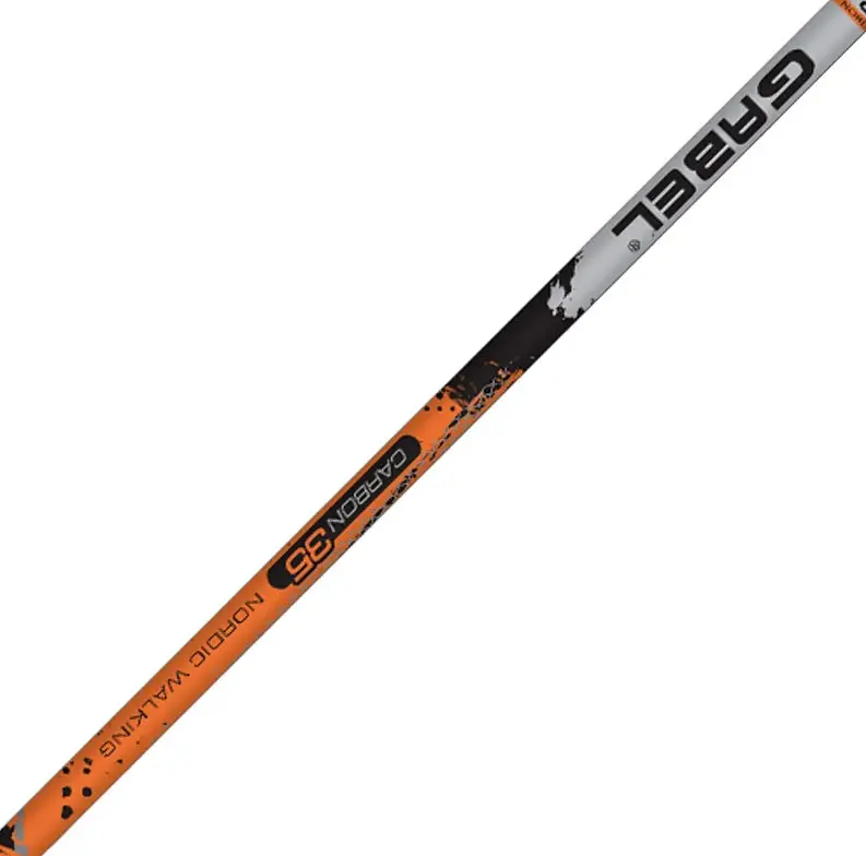 Палиці для скандинавської ходьби Gabel X-1.35 Black/Orange 125 (7008361141250) (DAS301689) - фото 3