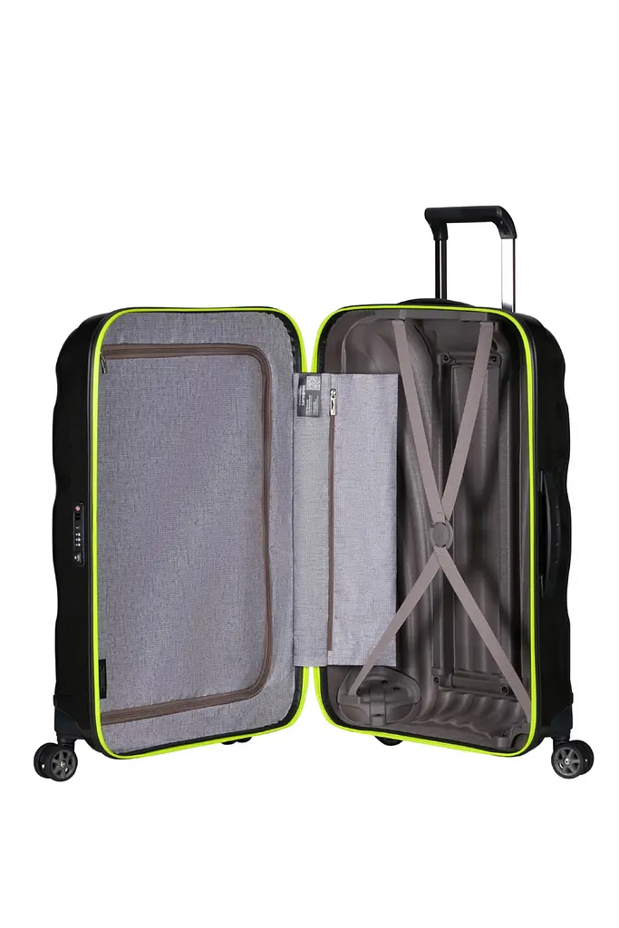 Валіза 69 См Samsonite C-LITE BLACK/LIME 69x46x29 CS2*19010 - фото 2