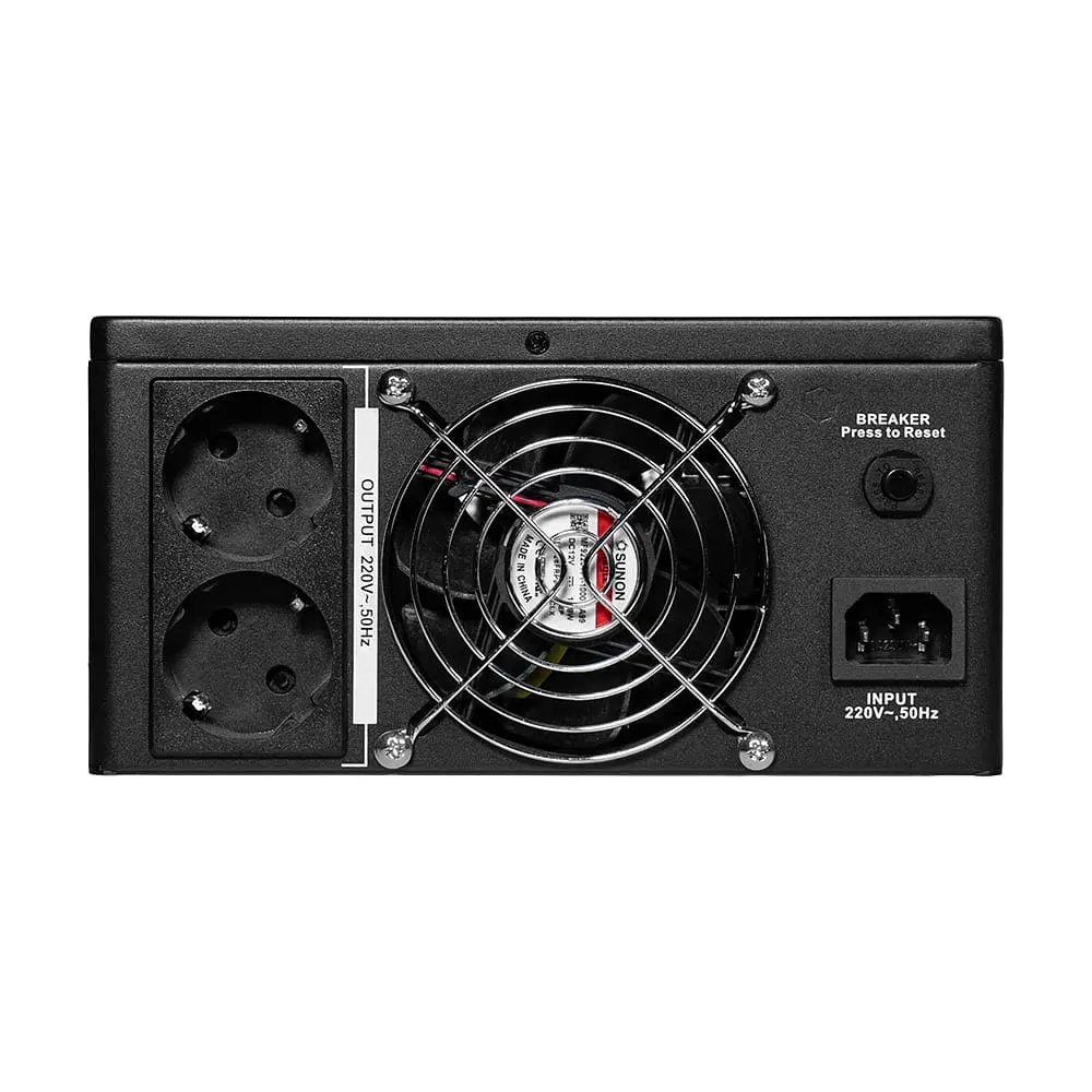 Високочастотний інвертор 1000VA/1kW Kraft KRF-SAVR1000VA/1kW-12V під зовнішній акумулятор (42-00113) - фото 5