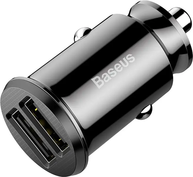 Автомобільний зарядний пристрій Baseus Small Rice Grain 3.1 А чорний (CCALL-ML01) - фото 5