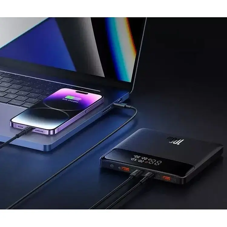 Портативная батарея Baseus Blade Power Digital Display Fast Charging HDEdition 20000 mAh 100W PPBL000301 Black - фото 8