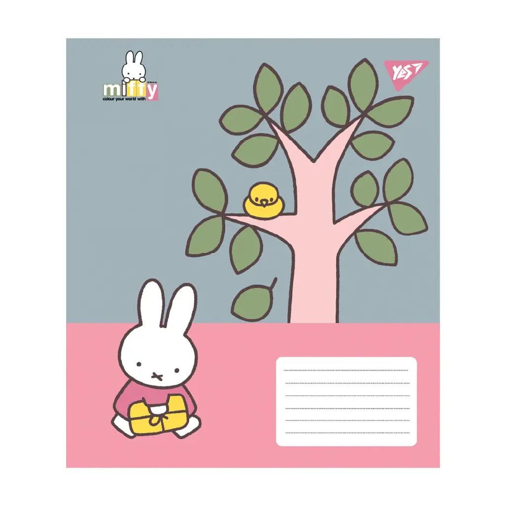 Зошит Yes Miffy Spring А5 18 аркушів лінія (767628), в асортименті - фото 4
