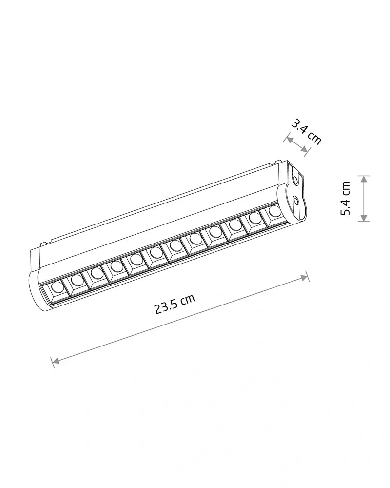 Магнитный трековый светильник Nowodvorski 11336 UT-LVM Focus Swing LED 1x12W 4000K 1000Lm IP20 черный - фото 5