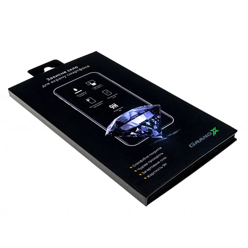 Скло захисне Grand-X Apple iPhone 13 Pro Max black (CAIP13PMB) - фото 3
