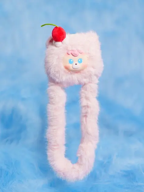 Колекційна м'яка іграшка з кільцем Tangle x Diudiu Baby Furry Bear Peachy Cream (HWTANGLE02D01-PD04) - фото 2