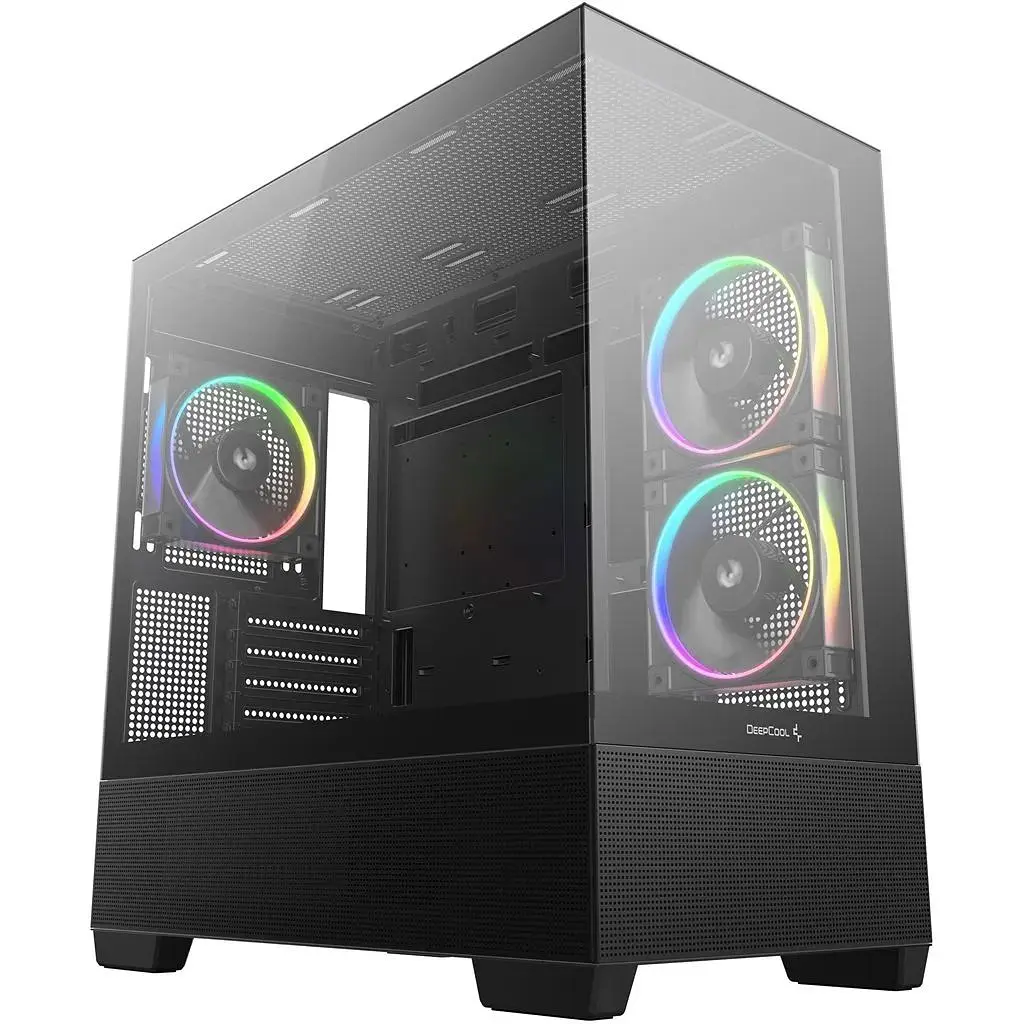 Корпус DeepCool CG380 3F Black без БЖ (R-CG380-BKAGM3-G)