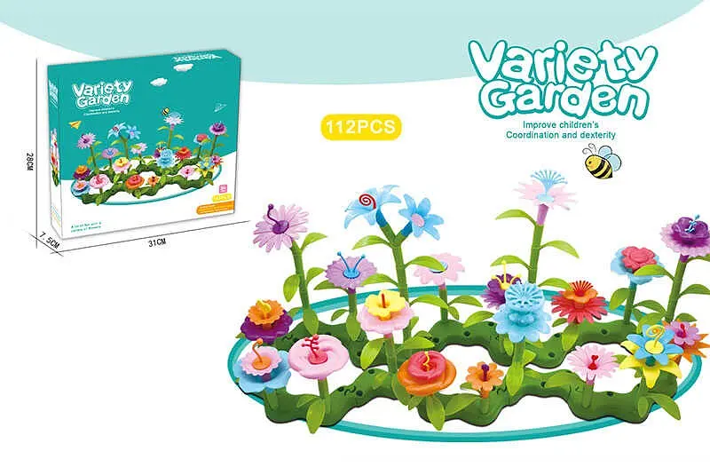 Конструктор A-Toys Квітковий сад 112 елементів B6969-3 - фото 2