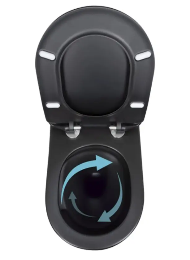 Унітаз підвісний Qtap Taurus Ultra Quiet, з сидінням Slim Duroplast/ Soft-close/ Quick Release QT2433084EUQMB - фото 5