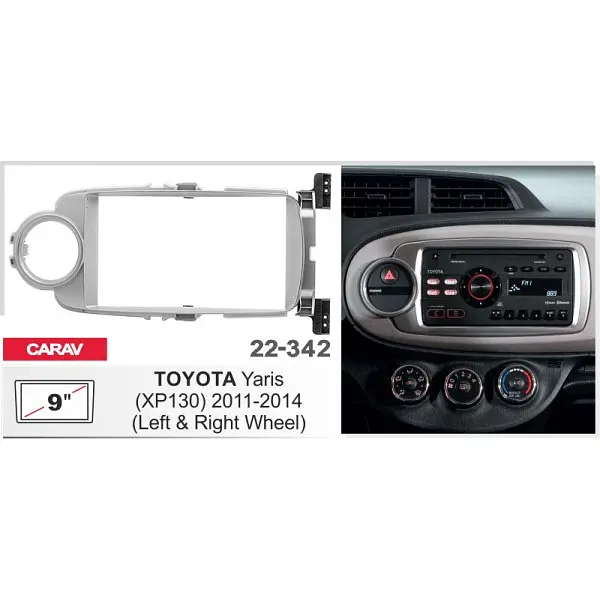 Переходная рамка Toyota Yaris Carav 22-342 - фото 3
