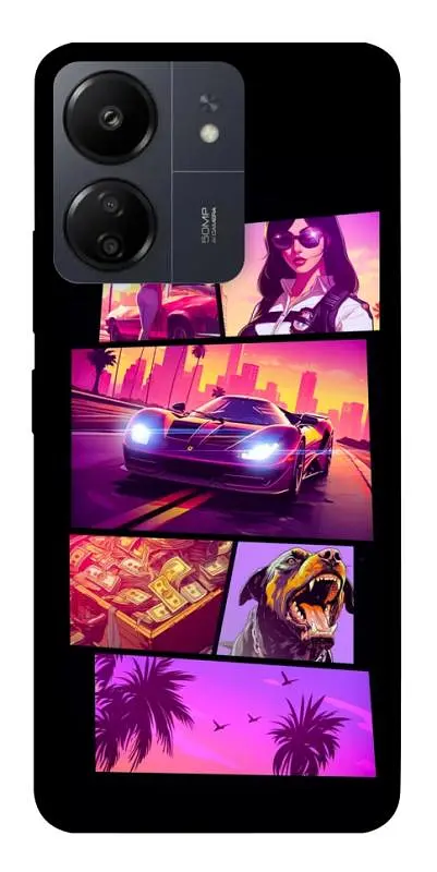 TPU чохол Demsky GTA vibes для Xiaomi Redmi 13C