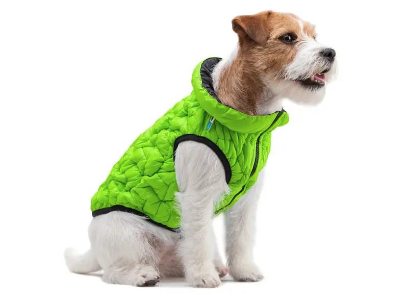 Курточка для животных Collar AiryVest UNI двусторонняя M 48 салатово-черная (2560) - фото 5