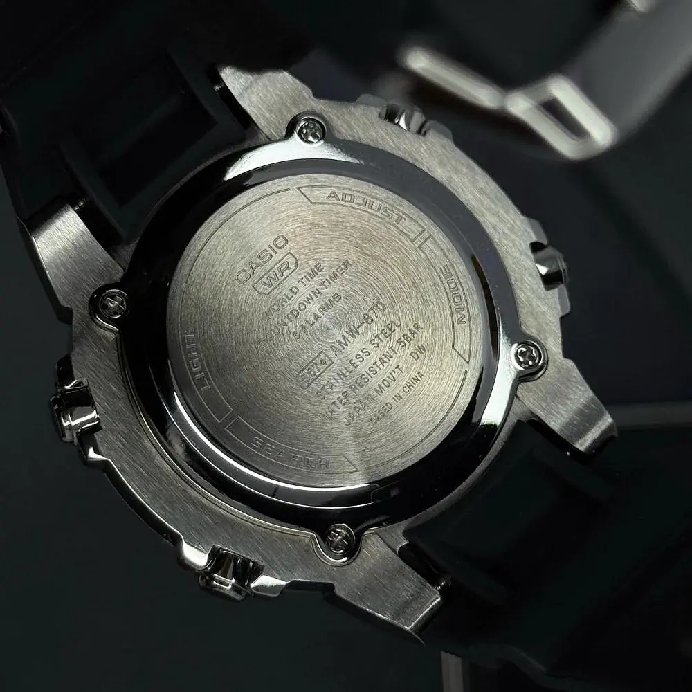 Чоловічий годинник Casio AMW-870-1A Сріблястий ( AT1141-0219 ) - фото 5
