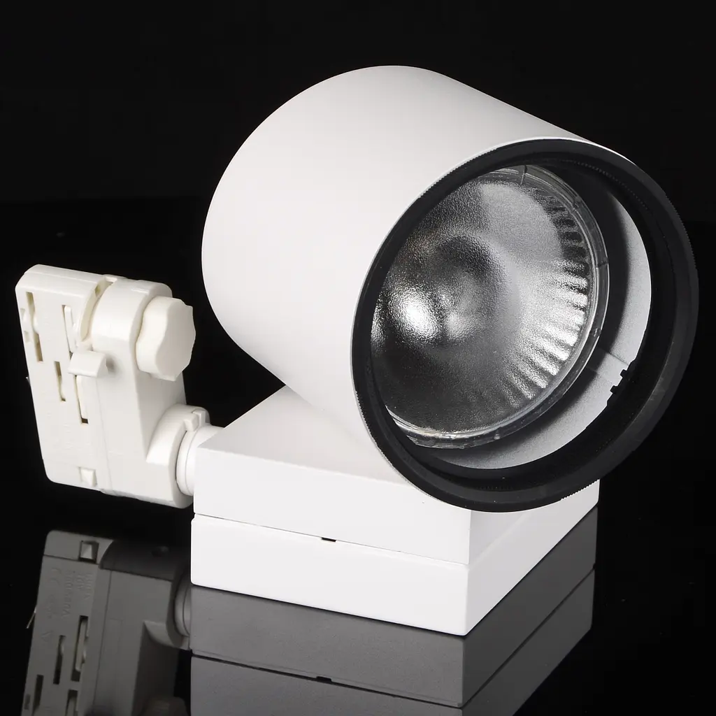 Светильник трековый поворотный под лампу KW-2/70W E27 WH Brille L105-005 - фото 2