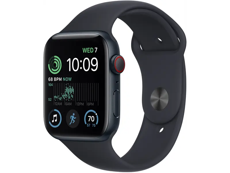 Смарт-годинник Apple Watch Series 8 GPS + Cellular 41mm Midnight Aluminum Case w. Midnight Sport Band (MNHV3)