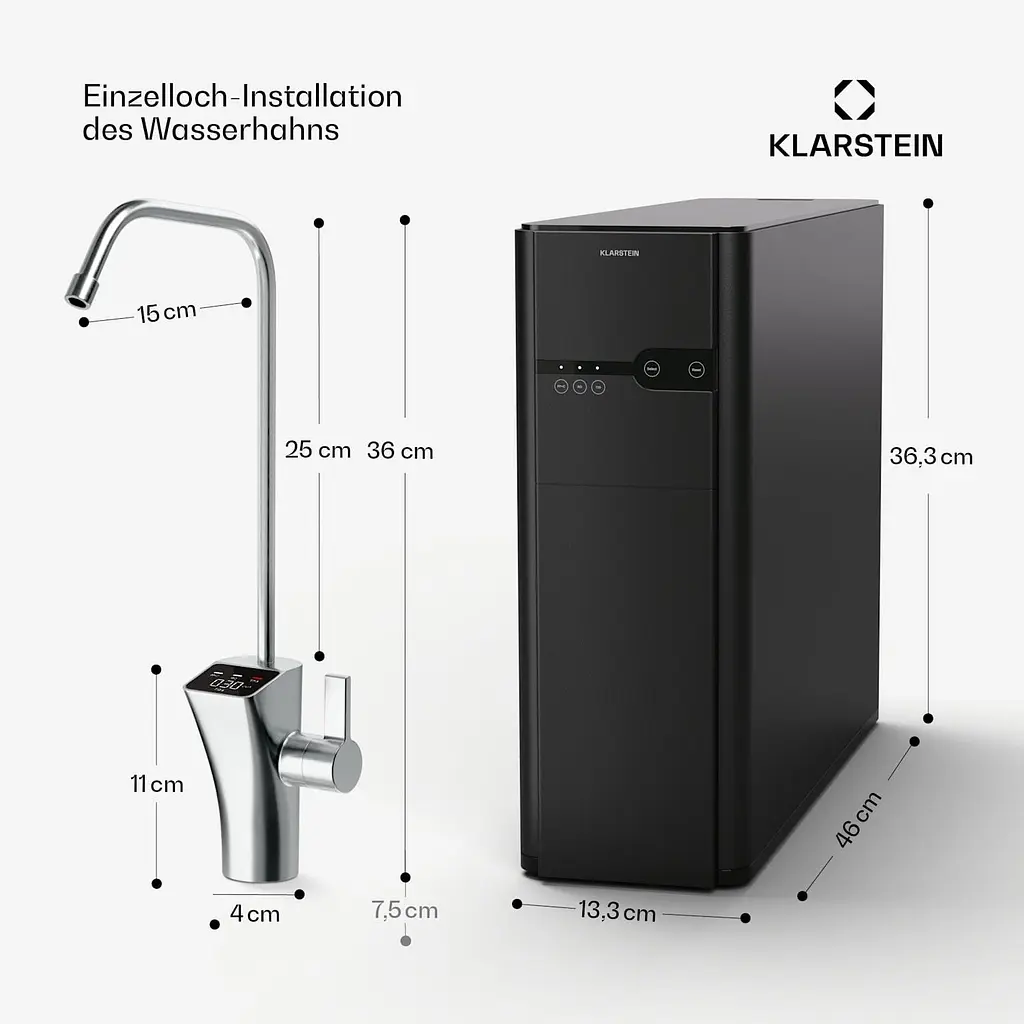 Система фильтрации воды Klarstein PureFina 400 (10045513) - фото 8