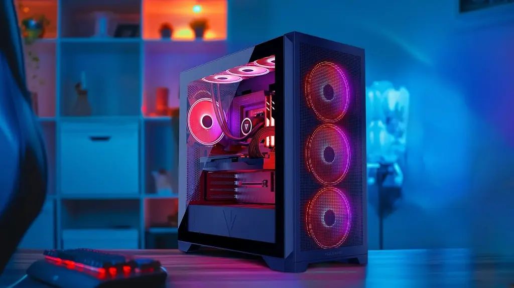 Корпус Modecom VOLCANO EXPANSE S ARGB 4x140 мм fans MIDI USB 3.0x2+TYPE-C BLACK без БЖ ATX (AT-EXPANSE-SG-10-000000) - фото 5