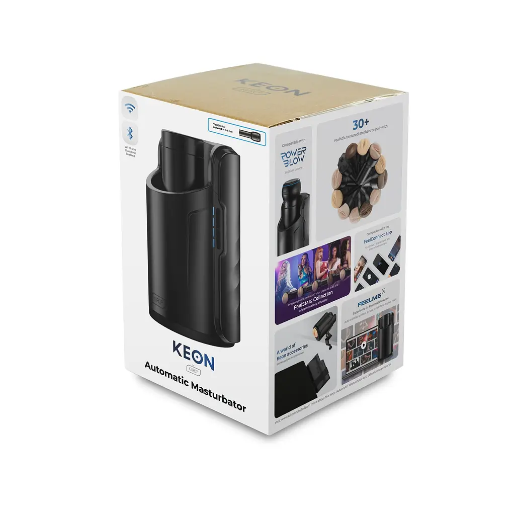 Інтерактивна секс-машина для чоловіків Kiiroo Keon Wi-Fi Combo Set з мастурбатором - фото 5