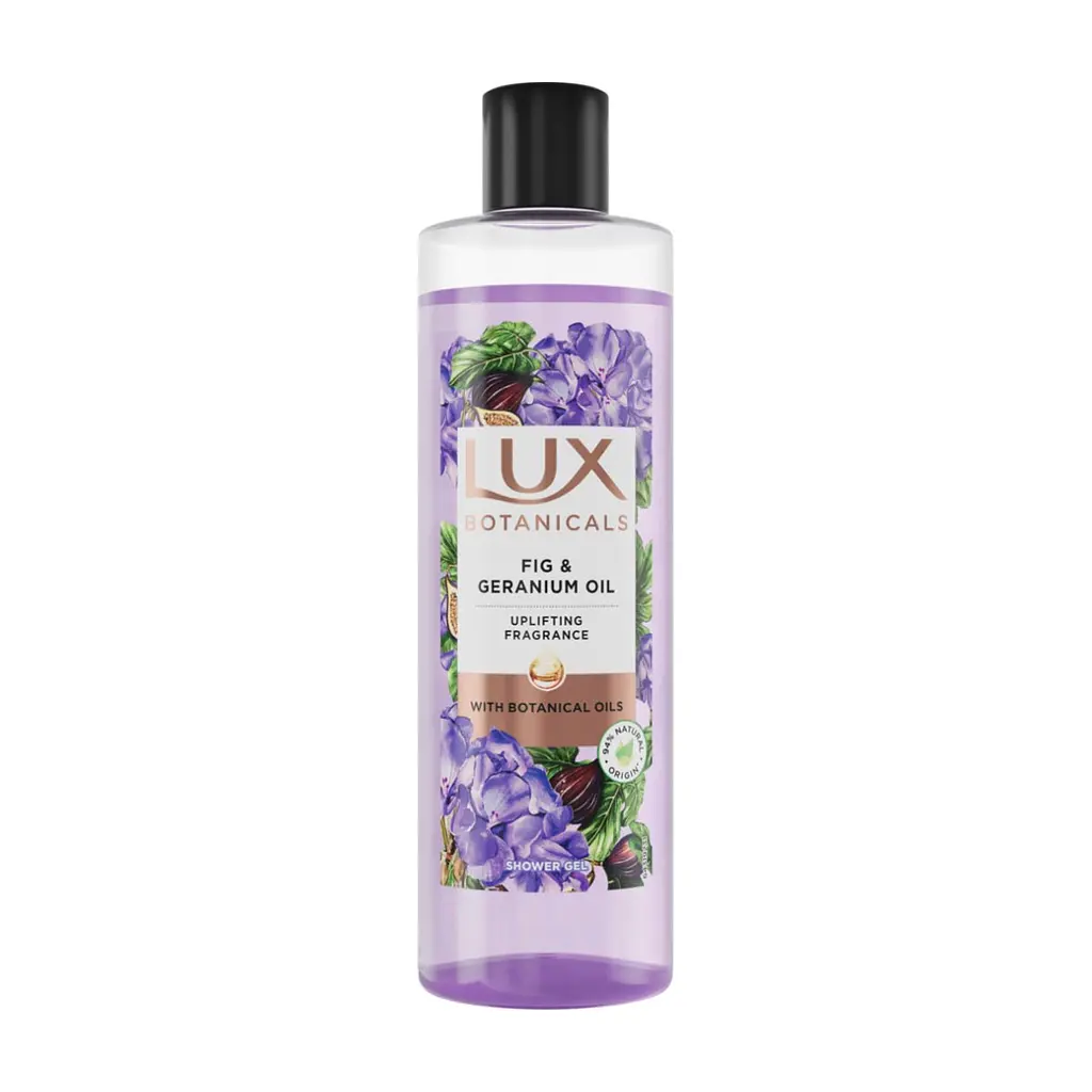 Гель для душу Lux Botanicals Інжир та олія герані 480 мл (8720181499821)