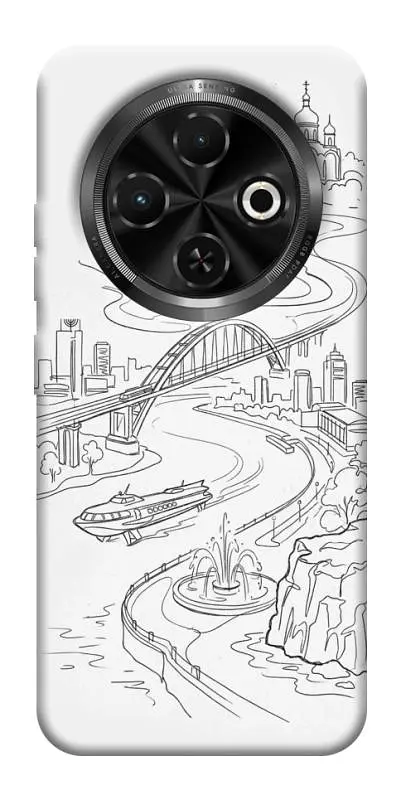 TPU чохол Demsky Dnipro spirit для TECNO Spark 30C