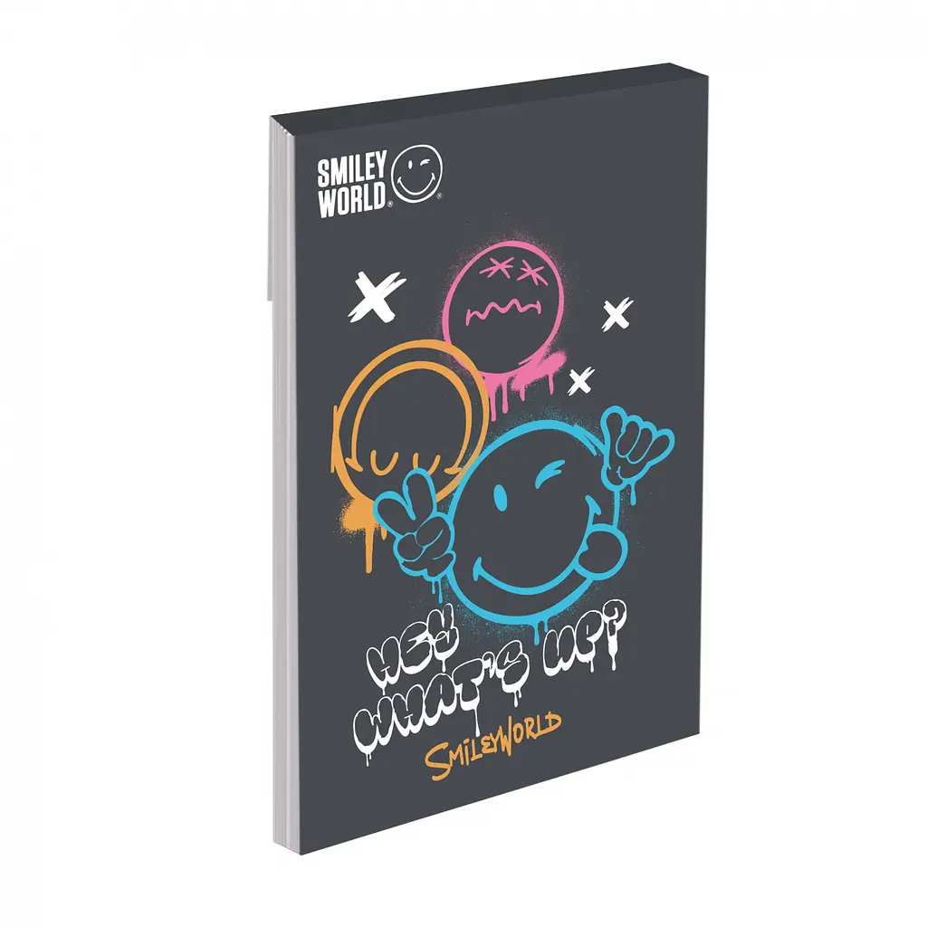 Блокнот Yes Smiley World А7 48 аркушів клітинка 1 шт. в асортименті (152572) - фото 4