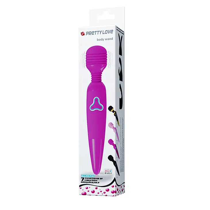 Вібромасажер Pretty Love Body Wand Black - фото 3