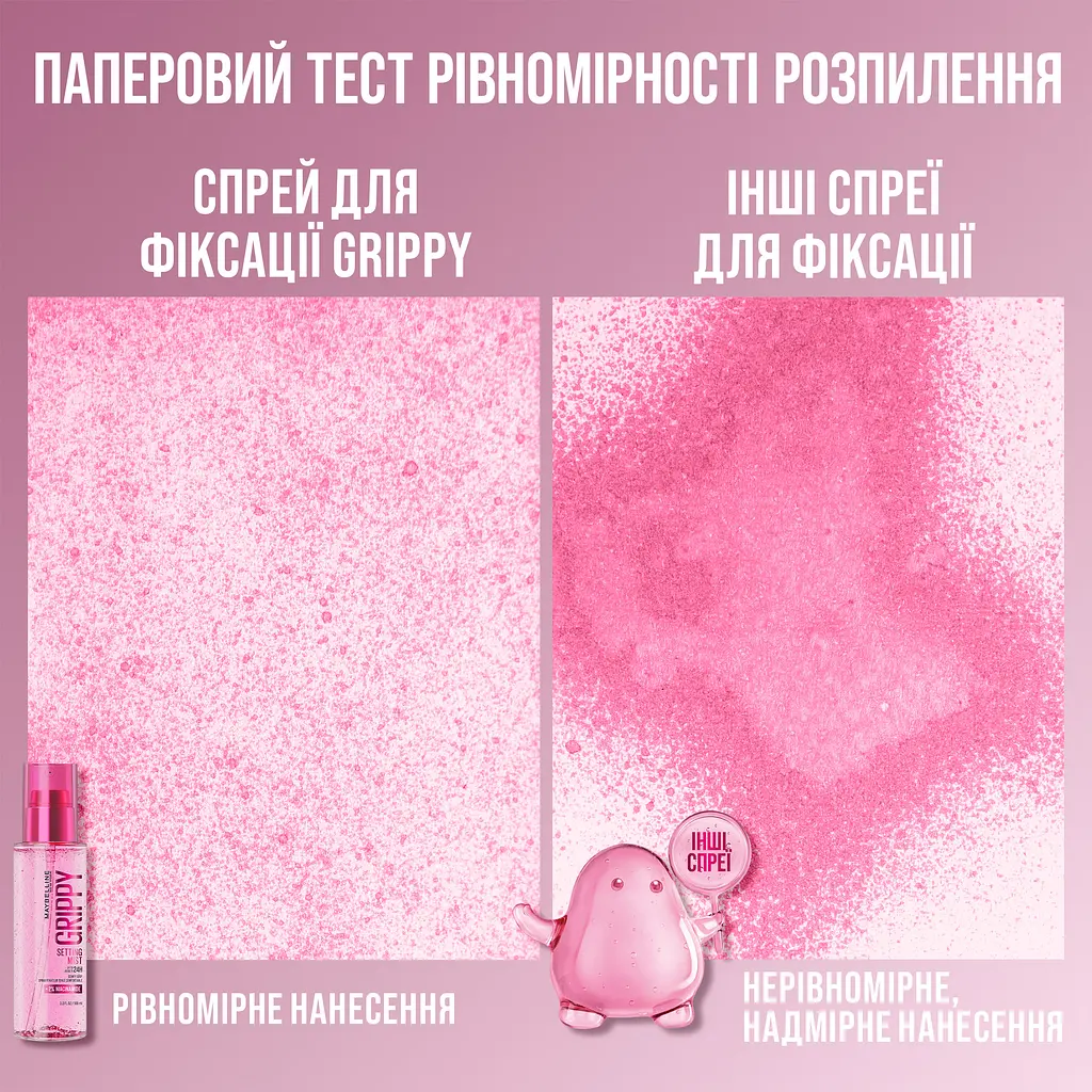 Спрей Maybelline New York Grippy для фіксації макіяжу з ніацинамідом 100 мл - фото 8