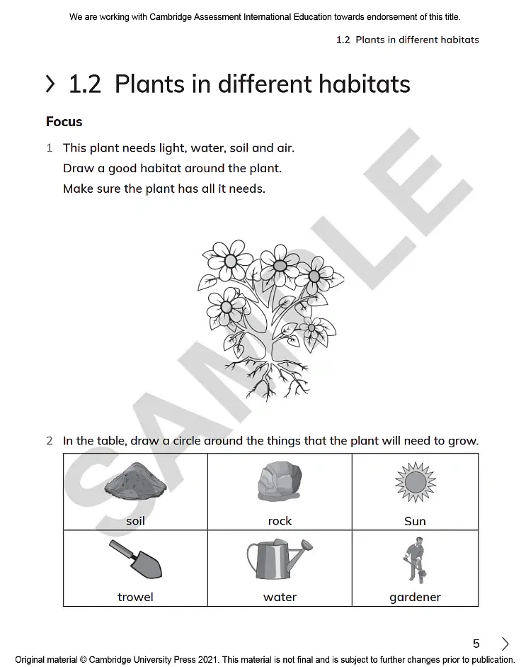 Cambridge Primary Science 2. Workbook with Digital Access (1 Year) - Джон Борд - фото 5