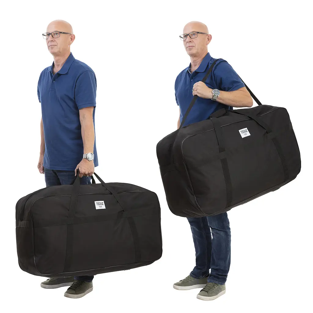 Сумка дорожня TravelZ Bag 135 liter Black (604346) - фото 4