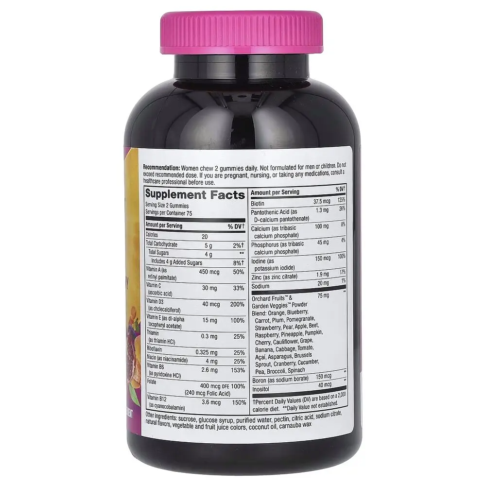 Комплекс для здоров'я жінок Nature's Way Alive! Women's Gummy, 150 желейок - фото 2