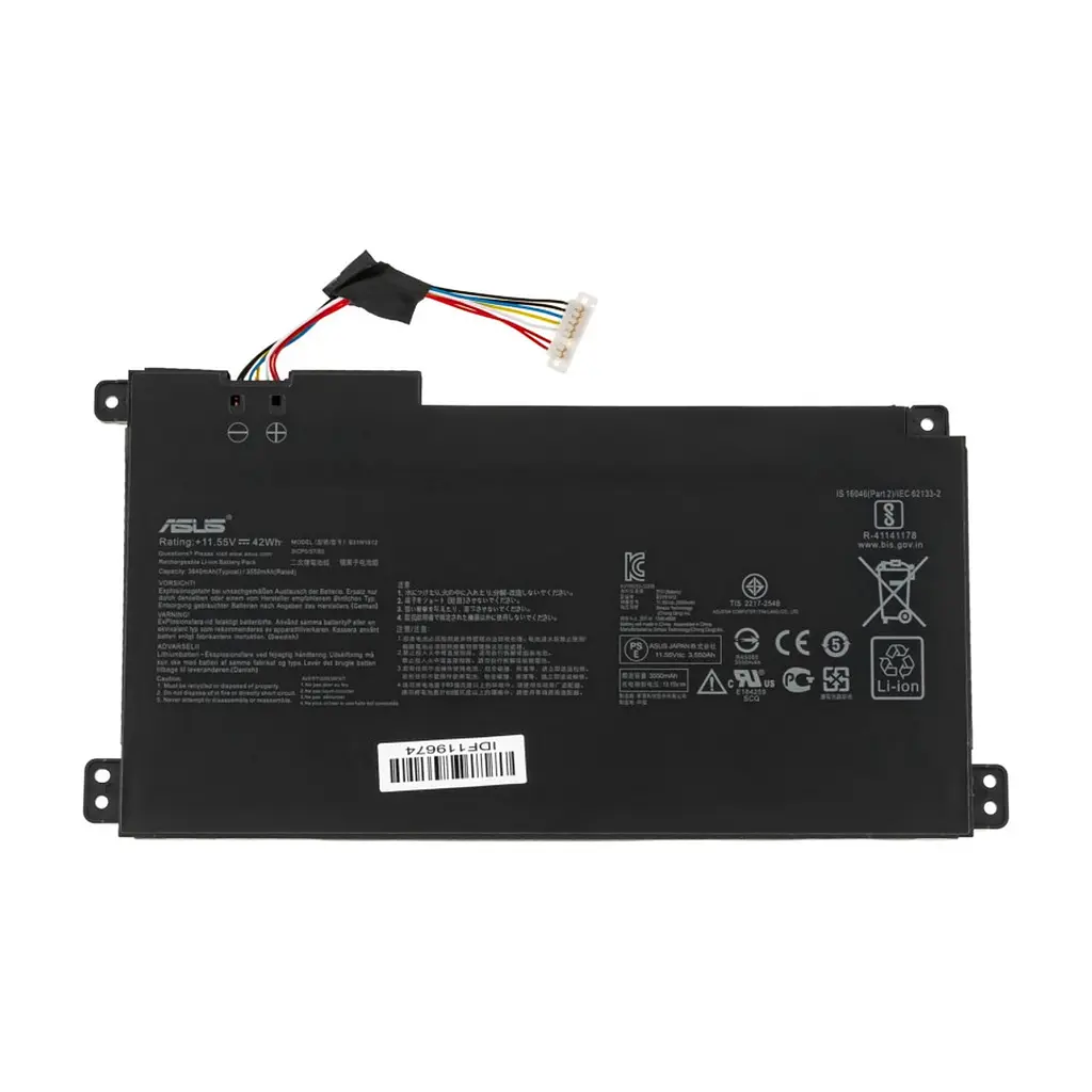 Акумулятор до ноутбука Asus VivoBook E410MA B31N1912, 3600mAh (41Wh), 3cell, 11.4V AlSoft (A71073)