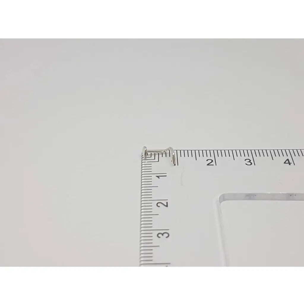 Срібна сережка-пірсинг в ніс Dear. 1022С - фото 3