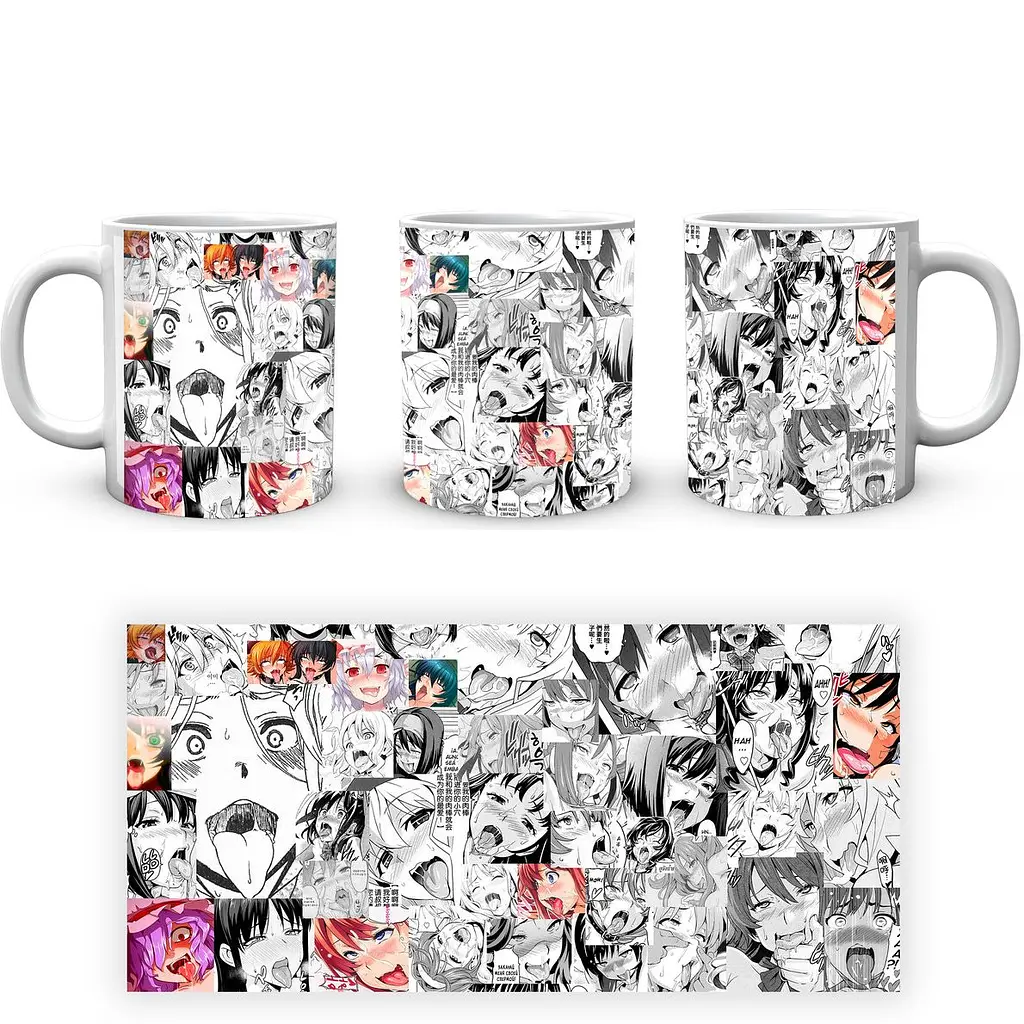 Кухоль GeekLand Ahegao Ахегао anime A 02.28 330 мл білий - фото 4