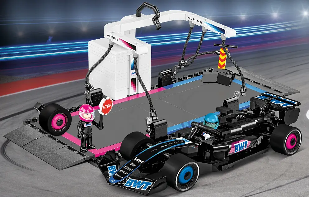 Конструктор COBI BWT Alpine F1 Pit Stop 1:26 477 деталей 1685 - фото 7
