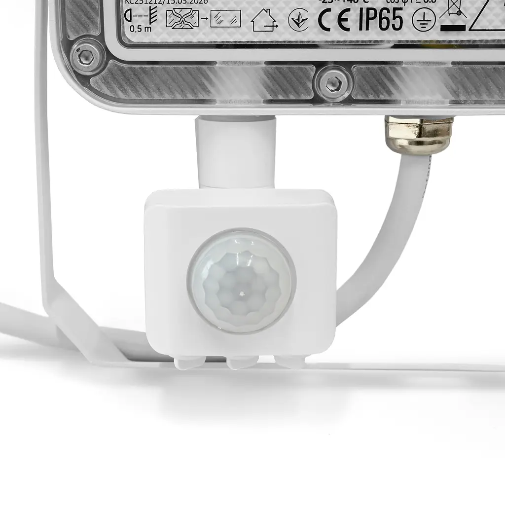LED прожектор Videx F5 30 Вт 3000-5000-6500 K з датчиком руху 230 В білий (VL-F5-030CW-S) - фото 10