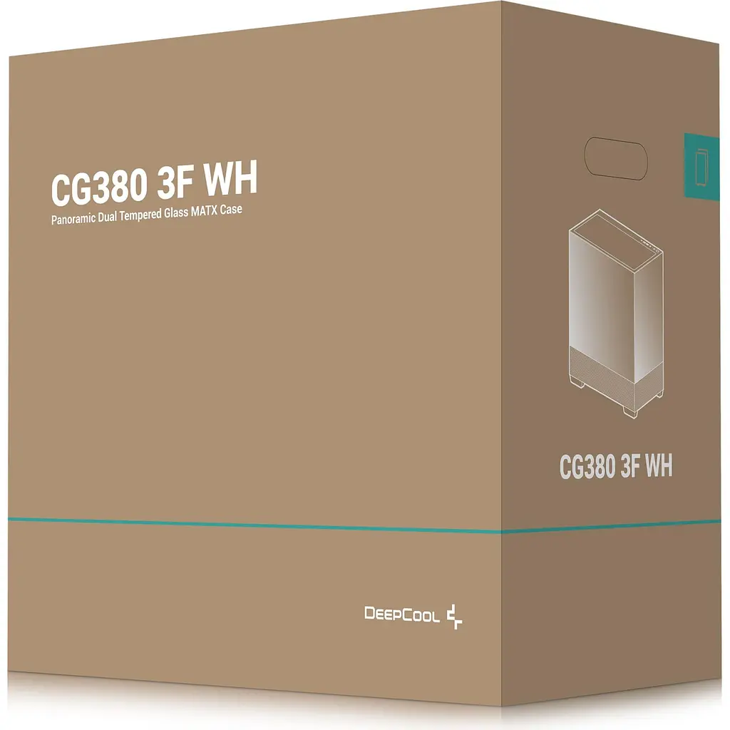 Корпус Deepcool CG380 3F Без БЖ White (R-CG380-WHAGM3-G) - фото 11