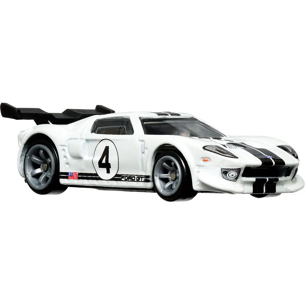 Автомодель Hot Wheels Car Culture Ford GT белый с черним (FPY86/HKC46) - фото 3