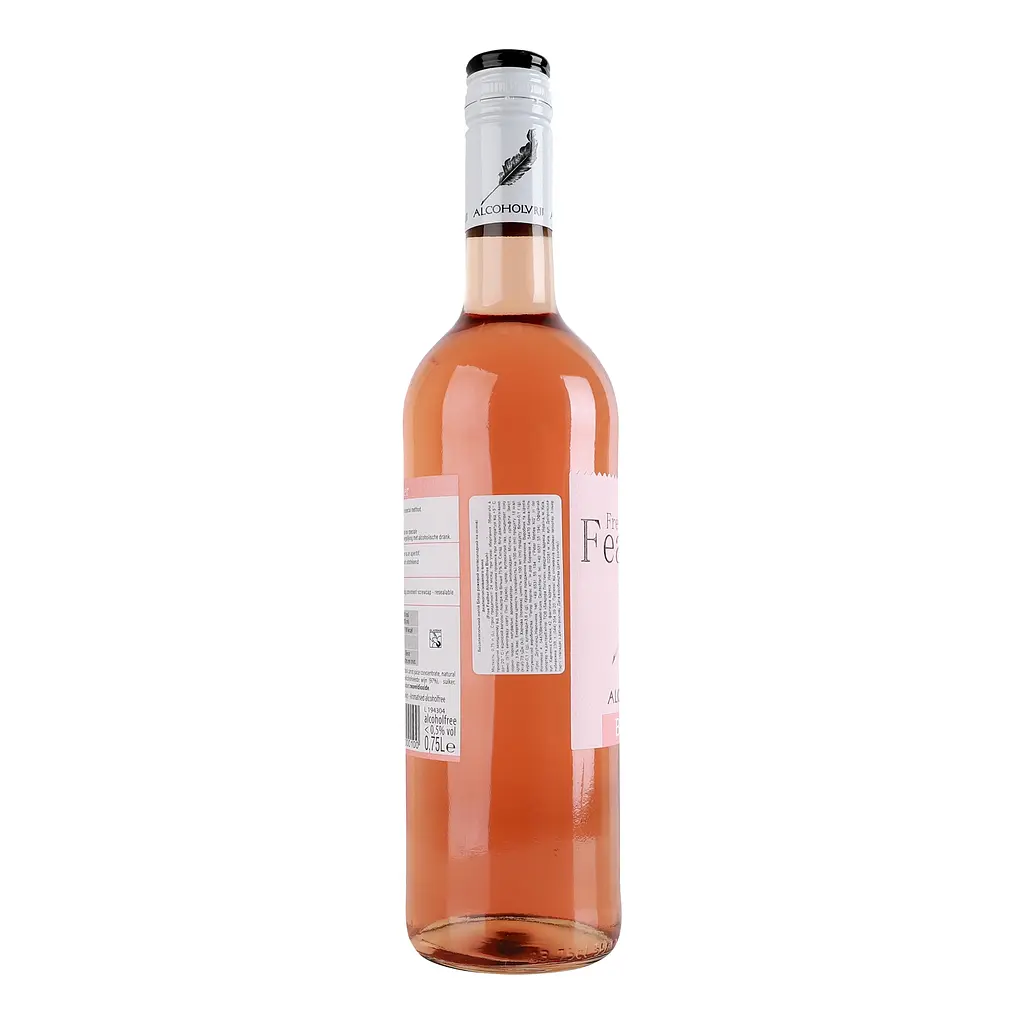 Вино безалкогольне Free Feather Alcoholfree Blush рожеве напівсолодке 0.75 л - фото 2