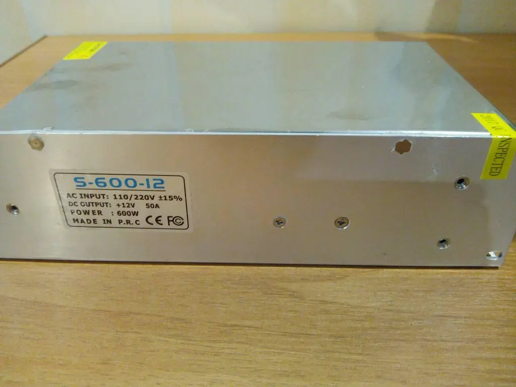 Блок живлення перфорований трансформатор адаптер 12В 600 Вт 12V 50A 110v/220v Power Supply 600W метал - фото 5