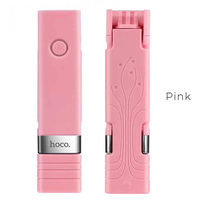 Бездротовий монопод для селфі HOCO K4 Beauty Wireless Selfie Stick Рожевий - фото 7