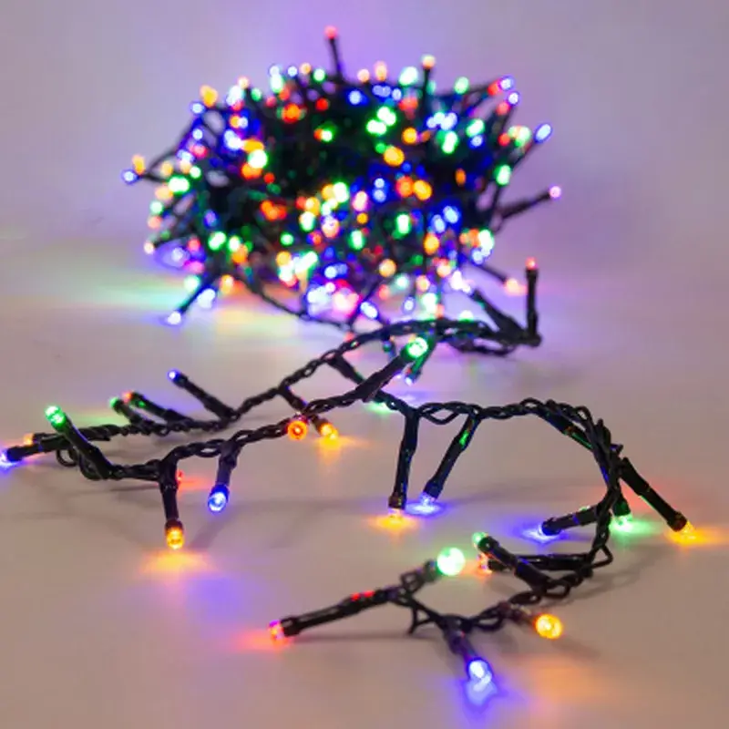 Гірлянда Chomik 200 LED 10 м, мультиколор, ефект блиску, IP44, від мережі (5900779879492) - фото 4